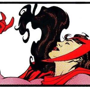 Scarlet Witch Pop Art Print