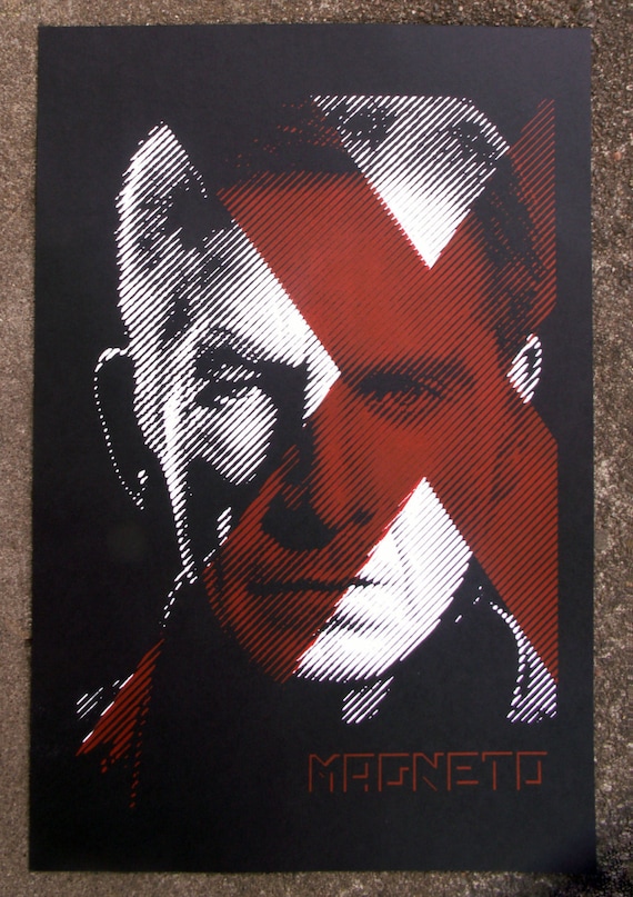 X-men Magneto Silkscreen Print Days of Future Past Poster - Etsy