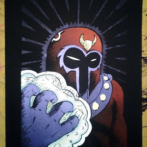 X-Men Magneto hand-pulled silkscreen print
