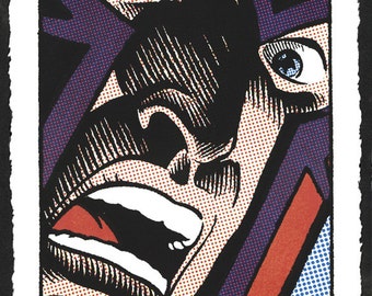 X-Men Magneto Pop Art Lichtenstein hand-pulled silkscreen print