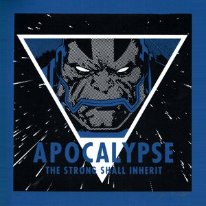 X-Men Apocalypse hand-pulled silkscreen print image 1