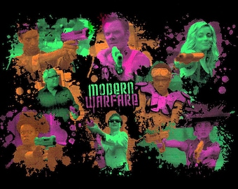 Community Paintball Pop Art Print