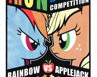 Iron Pony Poster Pop Art Print