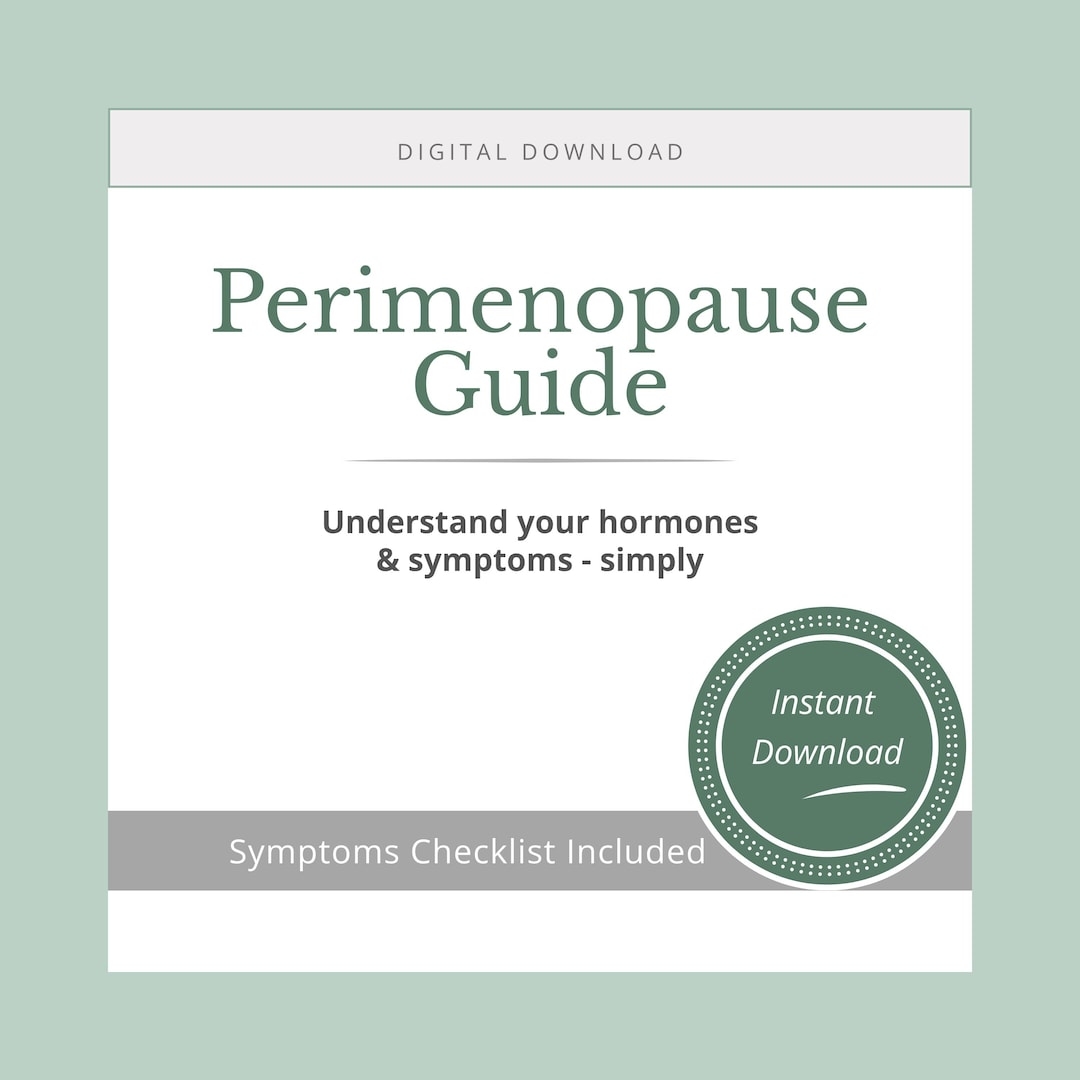 Perimenopause Guide for Women | Menopause Symptoms PDF | Hormone ...