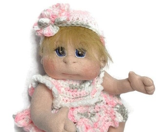 Soft Cloth Baby Doll  13/14" READY TO SHIP