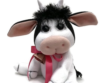 Soft Cloth Cow, Fabric  Cow, MADE TO ORDER