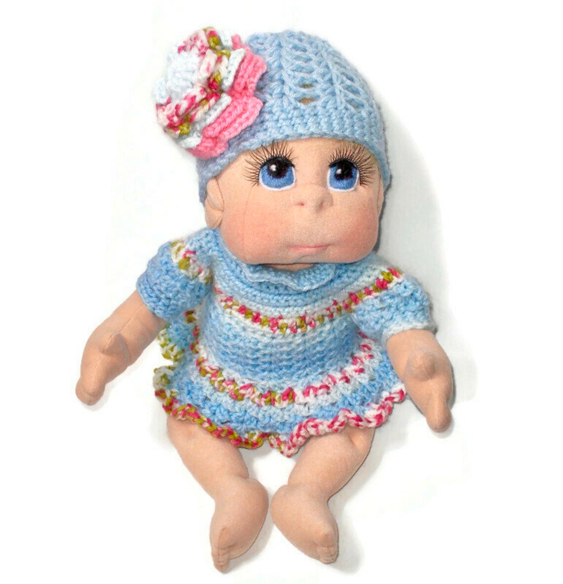 Soft Cloth Baby Doll 17 Doll made in USA soft cloth Etsy