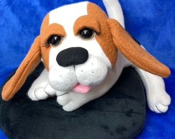 Soft Sculpture Beagle Puppy,  Hound, Soft Cloth Puppy Dog