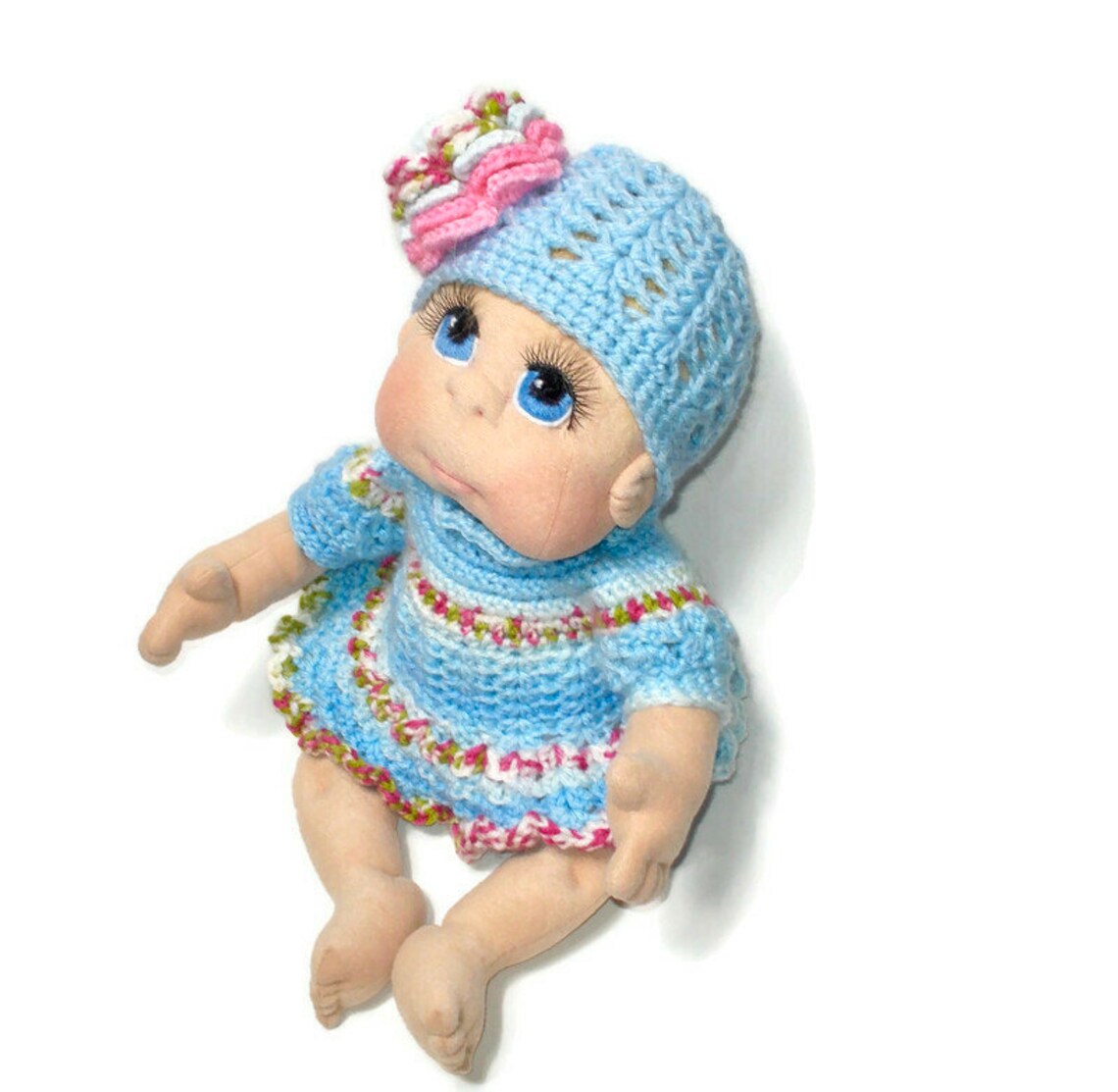 Soft Cloth Baby Doll 17 Doll made in USA soft cloth Etsy