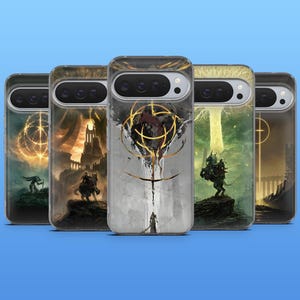 Elden Ring Phone Case Dark Gaming Cover für Google Pixel 10, 10Pro, 9, 9Pro, 8A, 8, 7A, 6A, Samsung S26, S25, S24Fe, A16, iPhone 16, 15