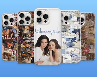 Custodia per telefono Gilmore Girls Stars Hollow Coffee Cover per iPhone 17Pro, 16, 15, 14, 13, 12, Samsung S26, S25, S24, S23Fe, A16, A56, Pixel 10, 9A