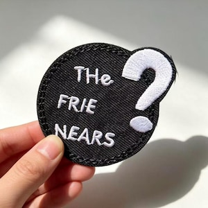 The Frie Nears Patch | Retro Question Mark Iron-On Badge