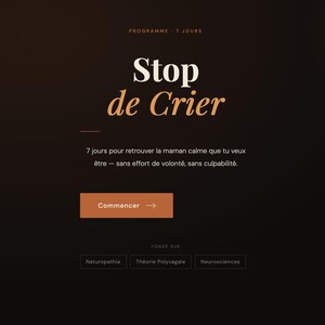 Programa de 7 días para dejar de vivir en modo supervivencia para mamás: antiestrés y contra el agotamiento, regulación del sistema nervioso (formato interactivo + cuestionario)