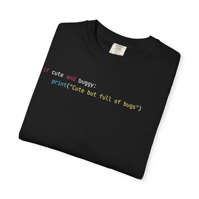 Programmer T-Shirt | Python Code Humor, Debugging Tee image 3