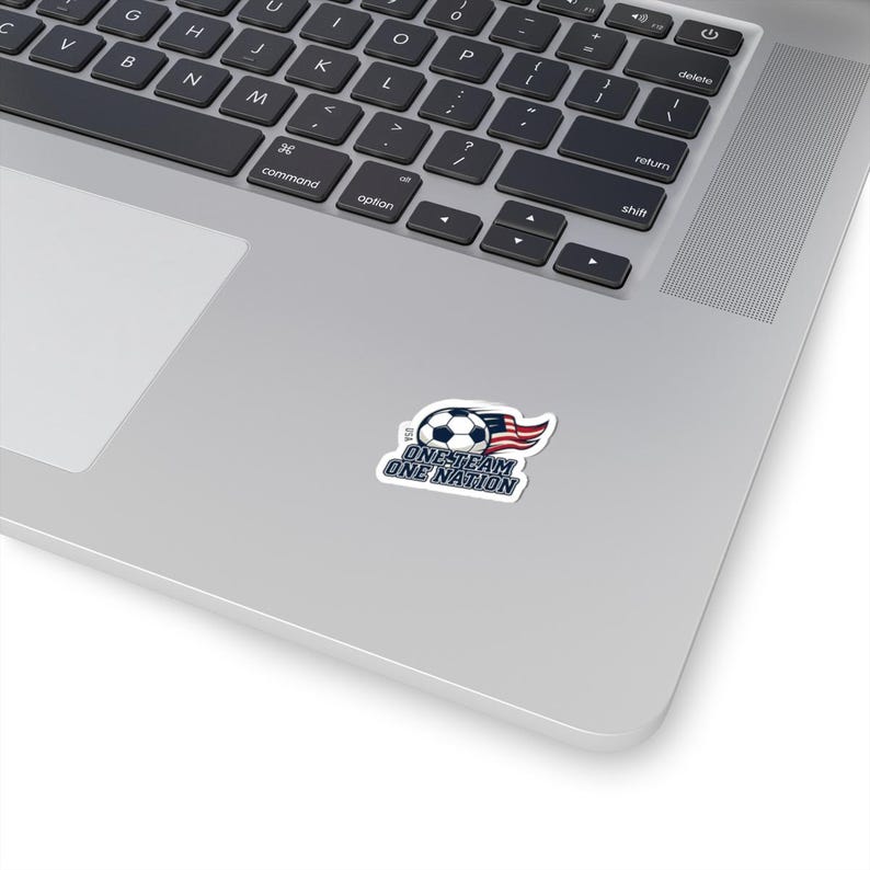 One Team One Nation Kiss-Cut Sticker | country pride, retro soccer imagem 11