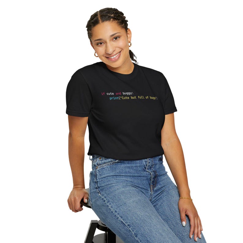 Programmer T-Shirt | Python Code Humor, Debugging Tee image 7
