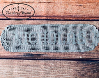 Crocheted Name Doily - up to 5 letters