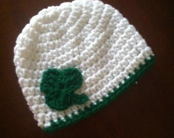 Shamrock Crocheted Hat
