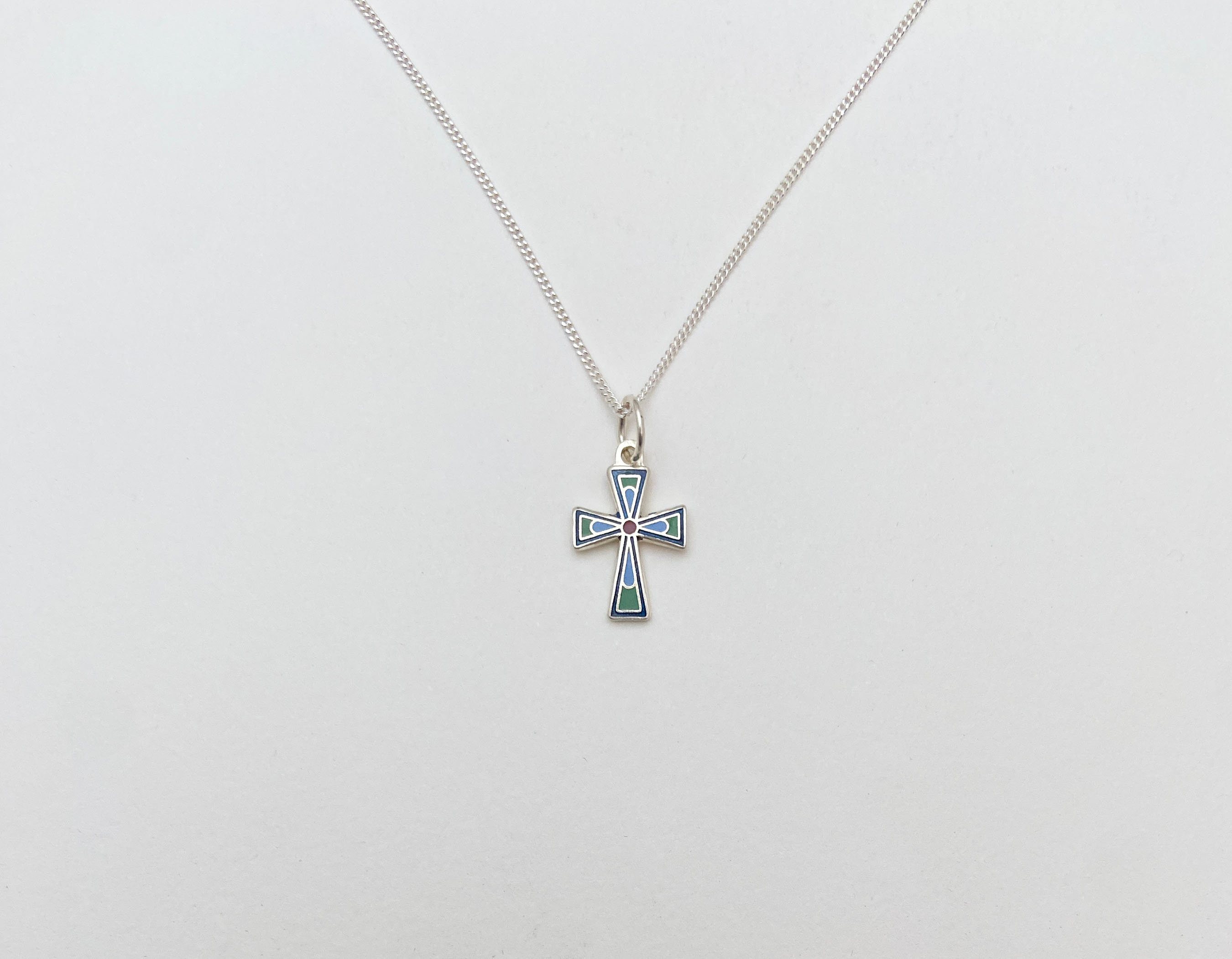 Vintage 70s Enamel Necklace - Etsy