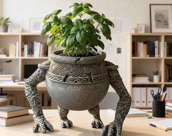 Elden Ring Pot Man Planter - Alexander Inspired Decor, Iron Fist Alexander Planter, Housewarming Gifts