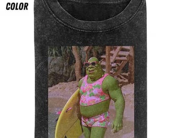 Shrek Meme Graphic Tee, Unisex Cringe Retro Humor Shirt, Movie Fan Gift T-shirt