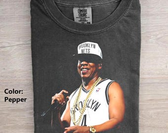 Retro Jay Z Performing 90s Rap Rapper Comfort Colors T-shirt, Hip Hop Music Lover Shirt, Fan Gifts