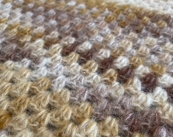 Crochet super soft large blanket 53”x 53”