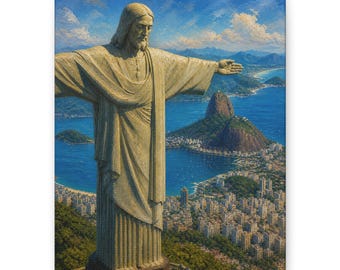 Christ the Redeemer Rio de Janeiro Canvas | Matte Stretched Wall Art