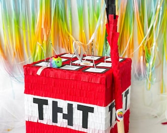 TNT Piñata with Stick (Minecraft)