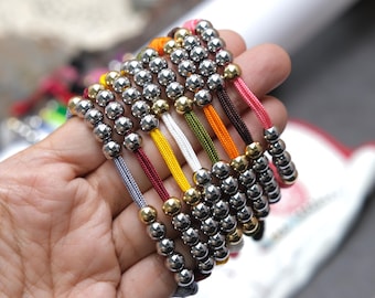 Pulsera con contador de golf personalizado con iniciales, de acero inoxidable, ajustable, con cuentas para puntuación de golf, regalo para golfistas.