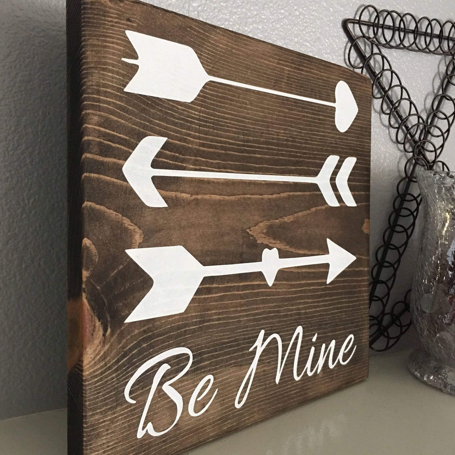 Be Mine Sign Be Mine Wood Sign Valentine's Day Decor | Etsy