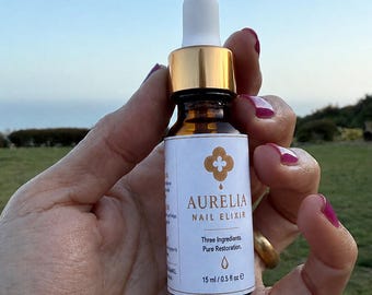 Huile naturelle pour ongles et cuticules | jojoba, ricin, vitamine E | Aide à renforcer les ongles secs et abîmés | Rituel quotidien de restauration des ongles