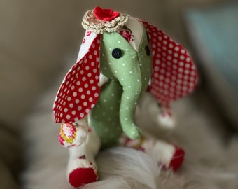 Elephant Soft Doll Adorable Handmade Gift