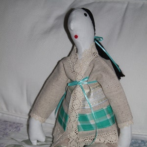 Antonia Aqua Doll Handmade One of A Kind image 1