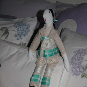 Antonia Aqua Doll Handmade One of A Kind image 4