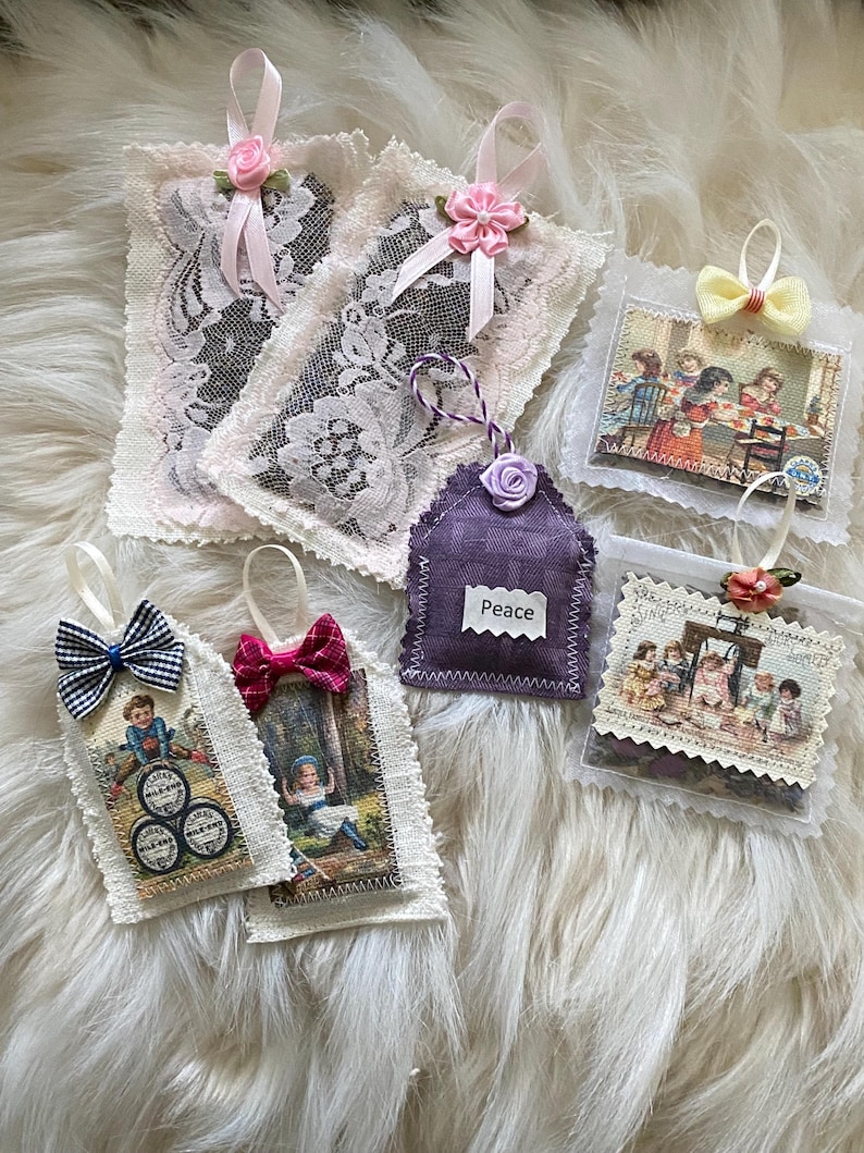 Lavender Handmade Sachet Set of 7 Drawers Closets House Warming Gift - Etsy