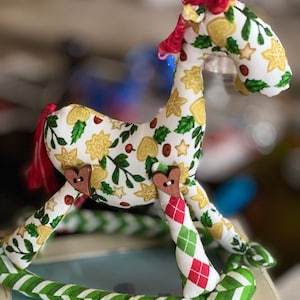 Rocking Horse Soft Doll Toy Decoration Baby Shower Gift OOAK