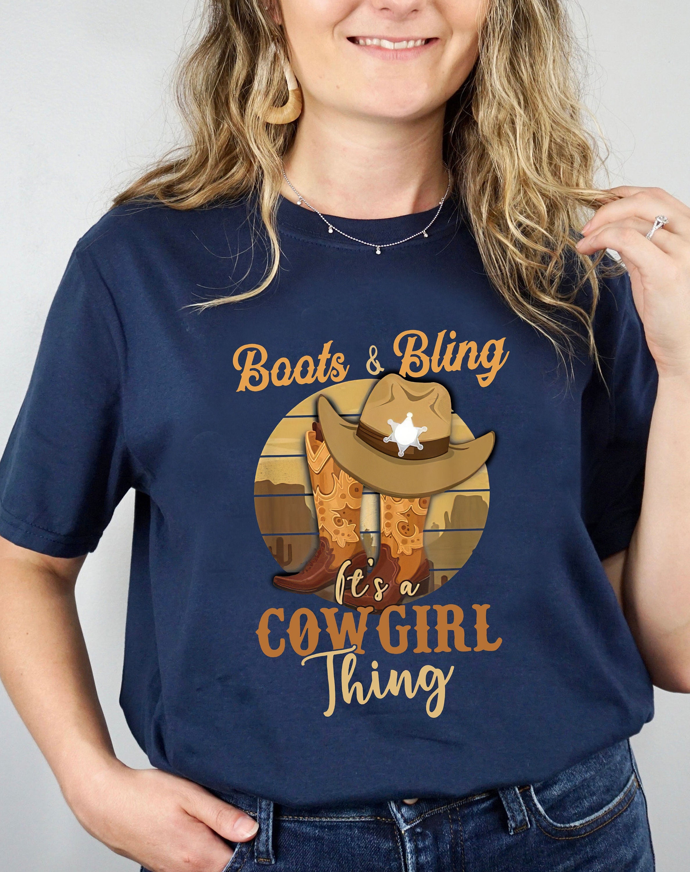 Cowgirl t shirts with bling Clearance