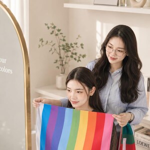 Personal Colour Analysis Draping Fabric | 10 Colour Each | 30 × 50 cm | 12 Seasonal Colour Analysis Tool | Professional PCA Kit