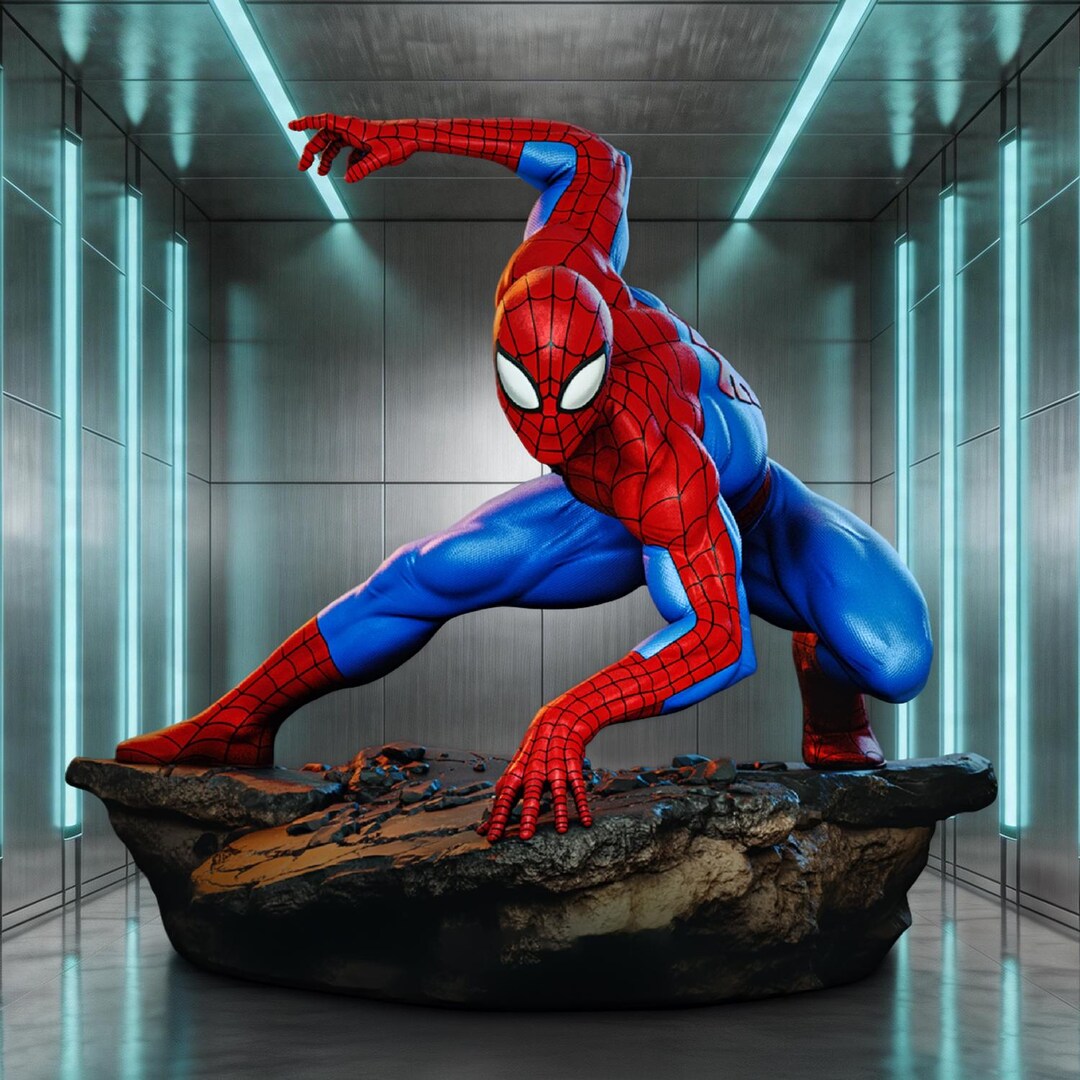 Spiderman - Marvel STL 3D Print File - Etsy