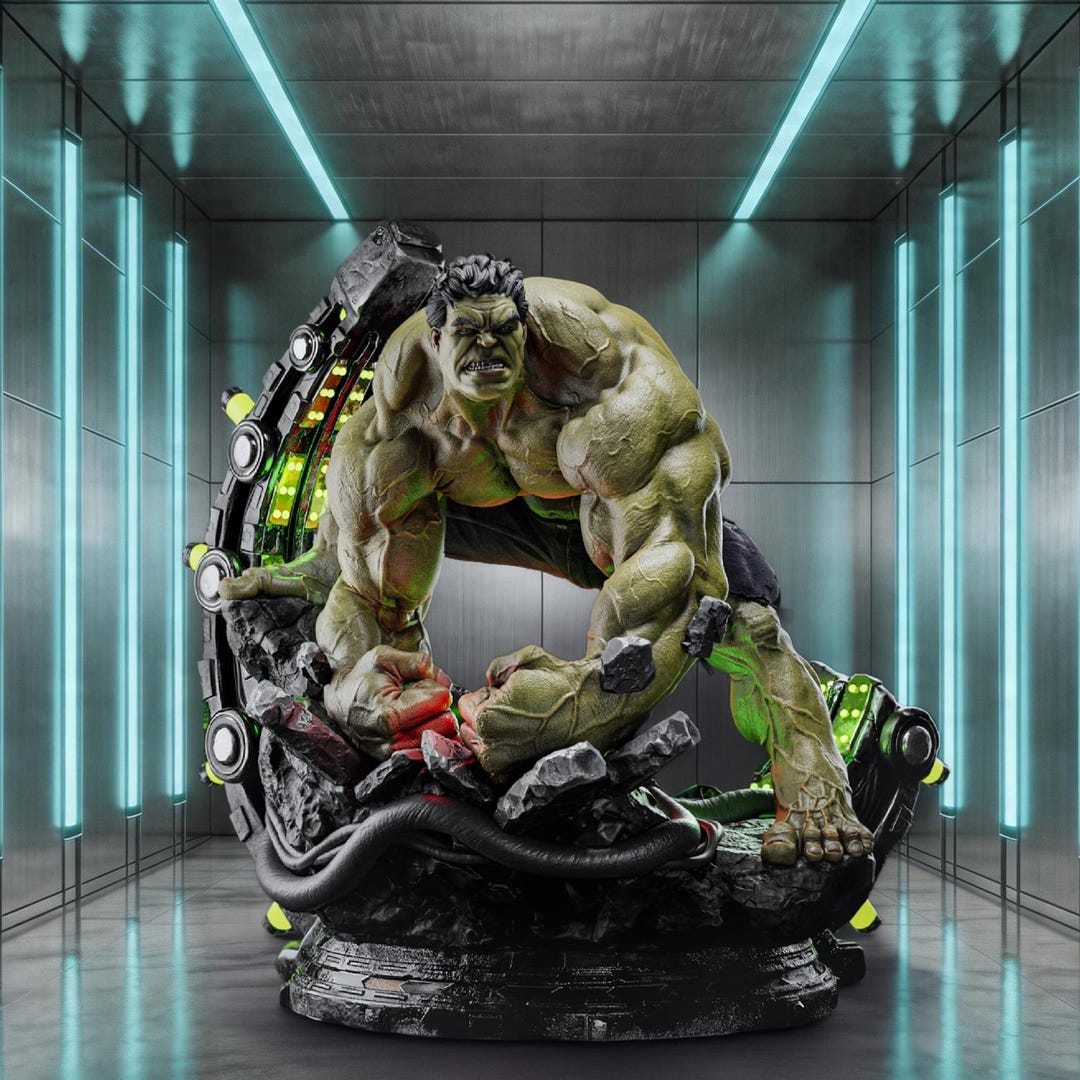 Hulk - Marvel STL 3D Print File - Etsy