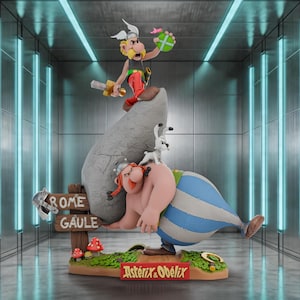 Asterix & Obelix - Cartoon STL 3D-afdrukbestand