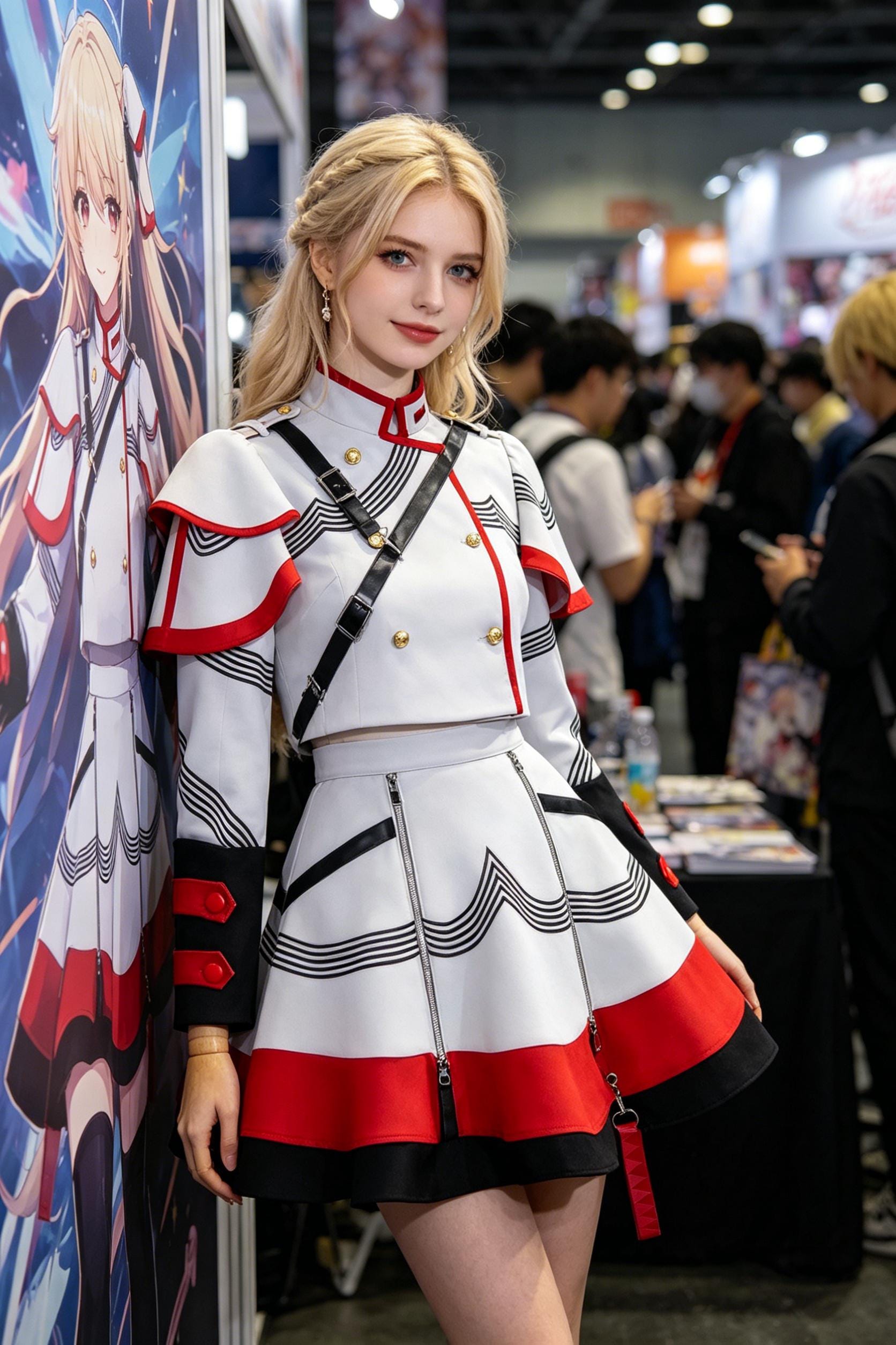 Kasane Teto Inspired Cosplay Costume, Handmade Official Style Virtual ...