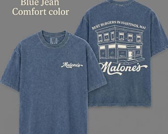 Malone's Vintage Diner Shirt, Retro Burger Restaurant Tee, Hockey Romance Shirt, Briar U Sweatshirt, Campus Hockey