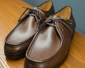 Allen Edmonds Clifton Walnut Brown Leather Cap Toe Blucher Brogue Shoes Mens Allen Edmonds  main image 4