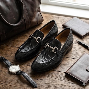 black dress shoes with silver buckle Fashion men designer dress shoes matte PU leather silver buckle lace-up  formal business men's shoes with red box from Dhgate Dress Shoes