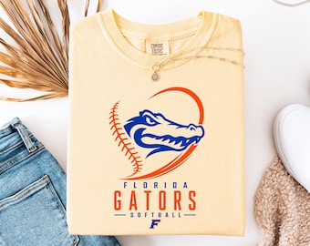 Florida Gators Softball Shirt, Gators Game Day Tee, Florida Softball Graphic T-Shirt, Softball Mom Gift, College Fan Shirt