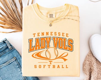 Tennessee Lady Vols Softball Shirt, Tennessee Game Day Tee, Lady Vols Fan Shirt, Softball Mom Gift, College Sports Tee