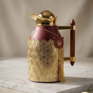 Termo Turco Vintage, Cafetera Decorativa, Vajilla Elegante, Jarra para Bebidas Frías ve Calientes, Regalo de Decoración de Cocina