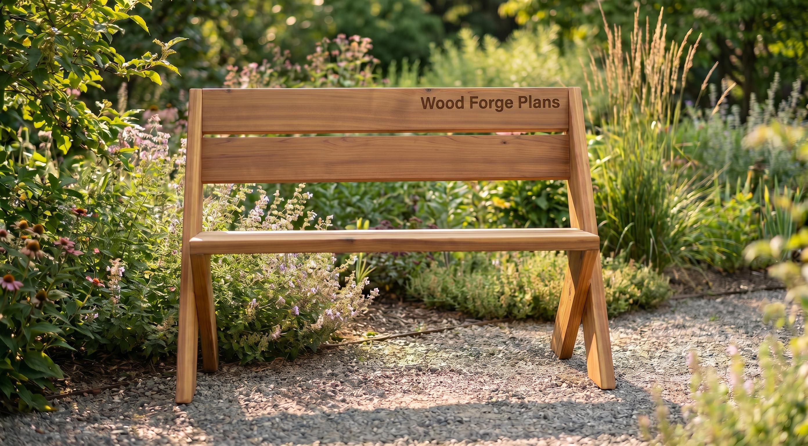 DIY Outdoor Bench Plans – Woodworking PDF for Garden Patio Furniture - Etsy